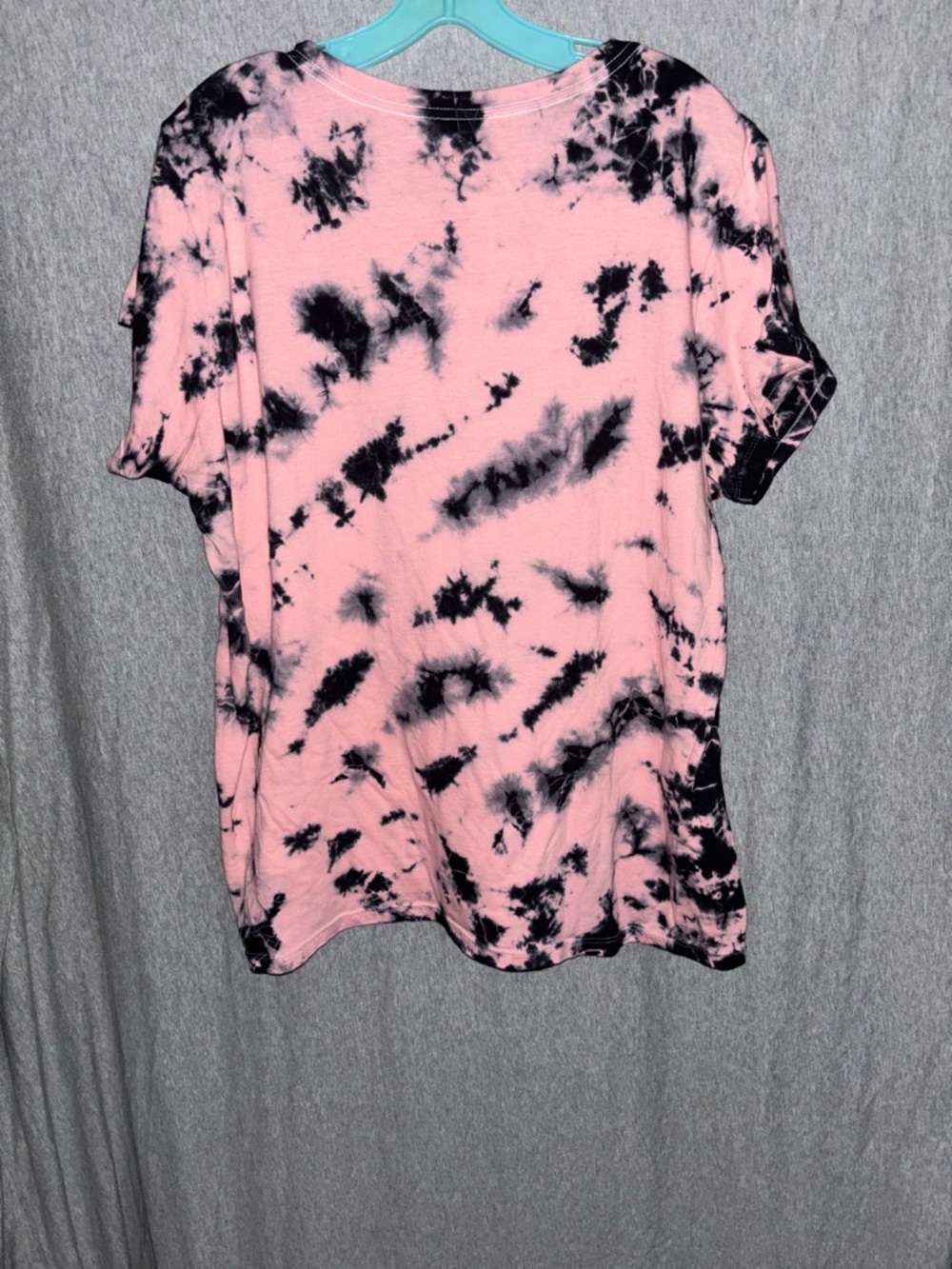 Hot Topic Pink & Black Tie-Dye Blackbear Graphic Tee - Picture 2 of 3